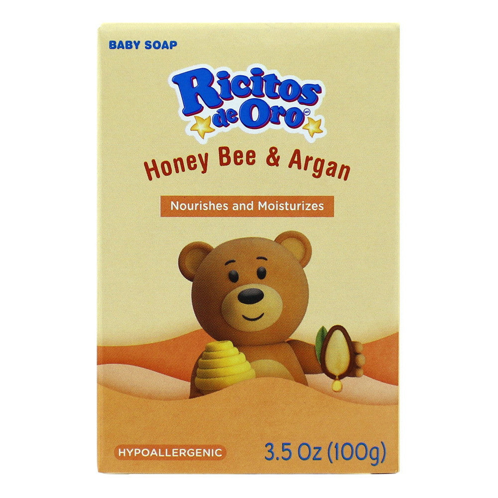 Ricitos de Oro Honey Bee Bar Baby Soap, 3.5 Oz