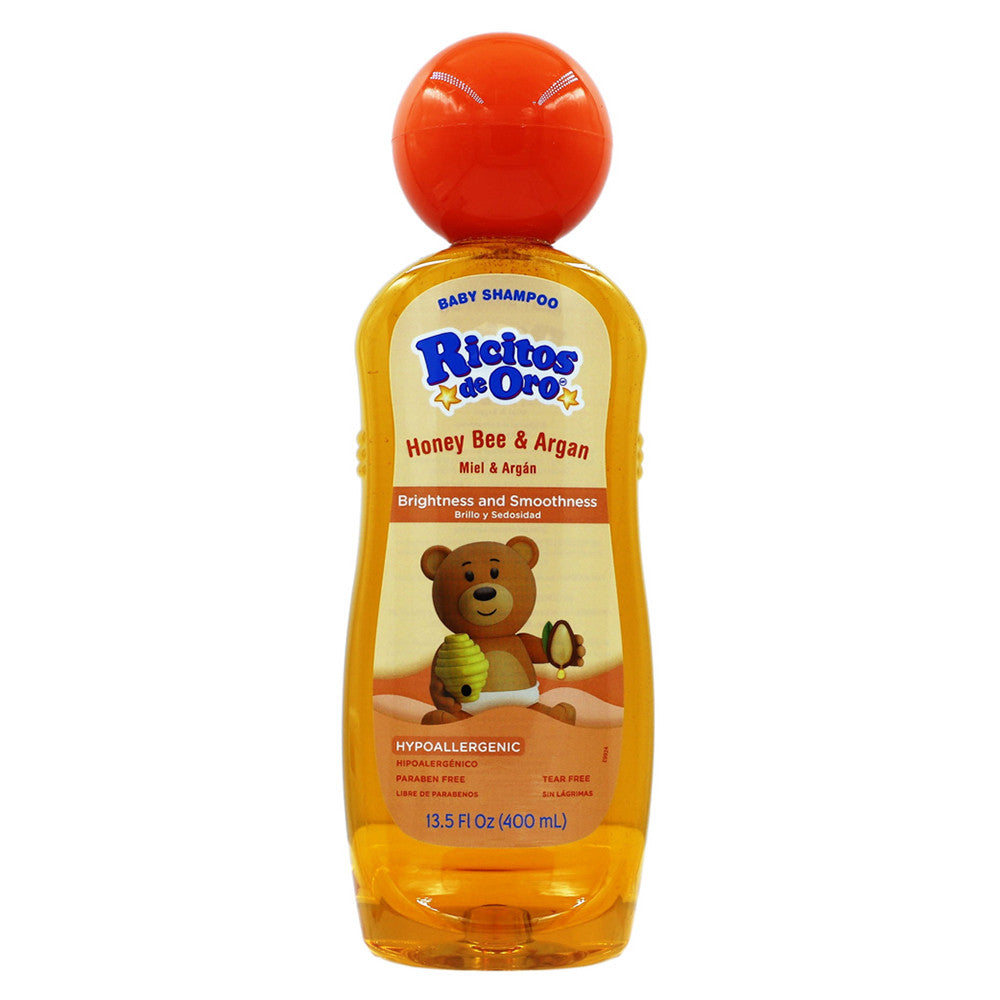 Ricitos De Oro Baby Shampoo Honey Bee and Argan, 13.5 Oz