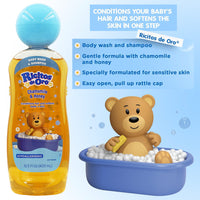 Ricitos De Oro 2 in 1 Baby Hair Body Wash and Shampoo, 13.5 Oz