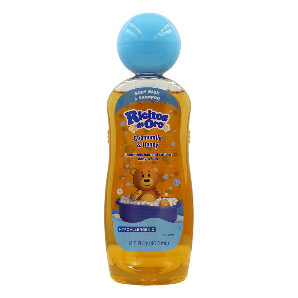 Ricitos De Oro 2 in 1 Baby Hair Body Wash and Shampoo, 13.5 Oz