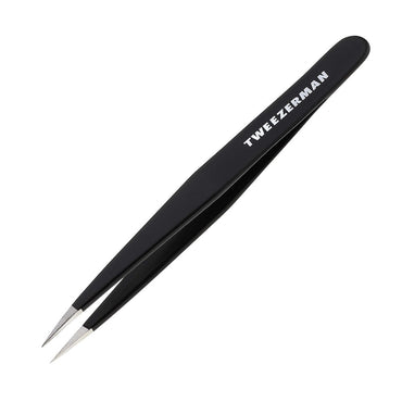Tweezerman Stainless Steel Point Tweezer, Assorted Colors, 1 Ea