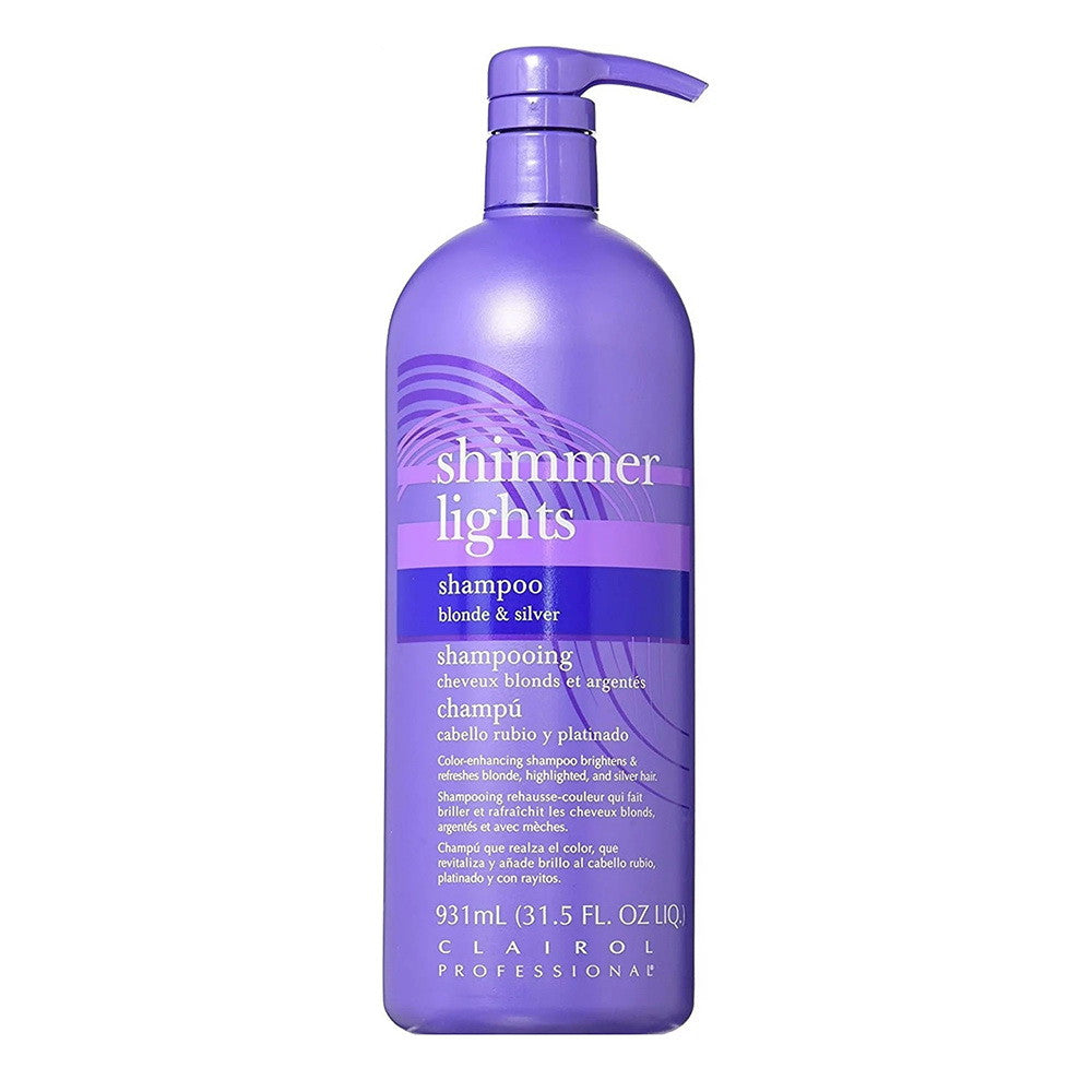 Clairol Shimmer Lights Shampoo, Blonde and Silver, 31.5 Oz