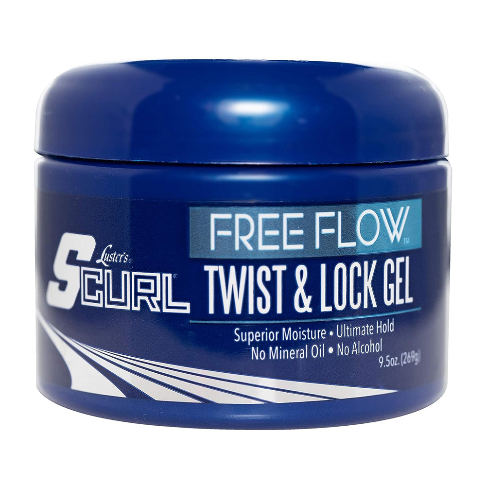 Lusters Scurl Free Flow Twist and Lock Gel, Moisture, 9.5 Oz