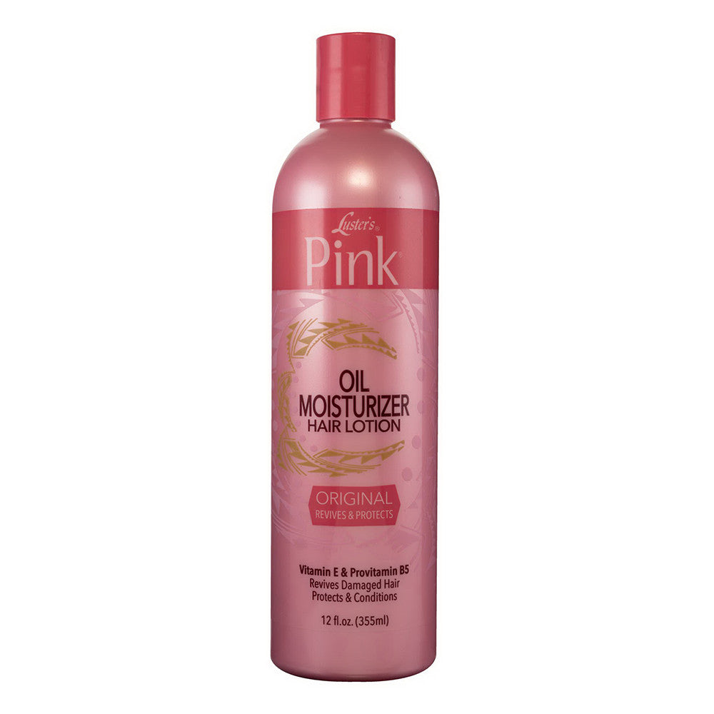 Lusters Pink Oil Moisturizer Hair Lotion, Pink Protection, Bonus Size, 12 Oz
