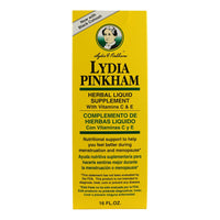 Lydia Pinkham Liquid To Feel Better During Menstruation And Menopause - 16 Oz