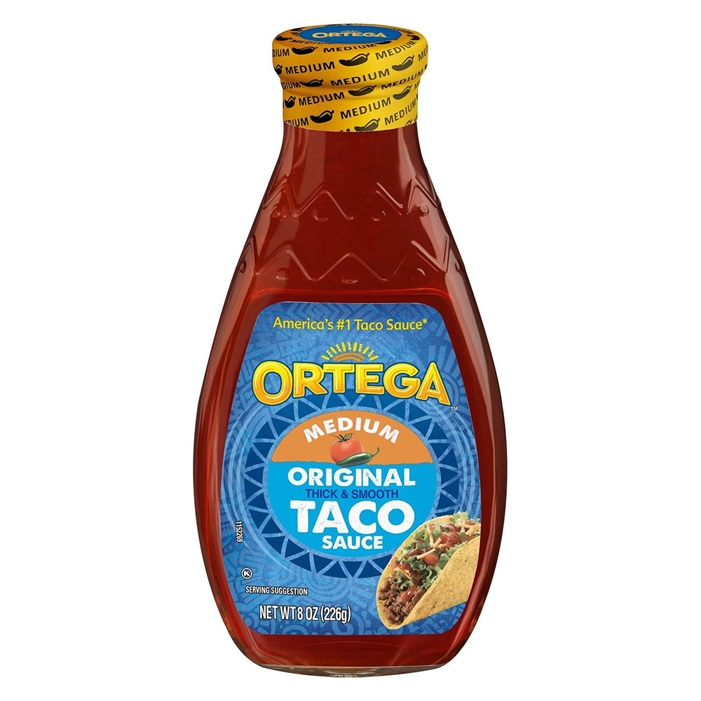 Ortega Original Thick and Smooth Taco Sauce MediumSize 8Oz (226g)
