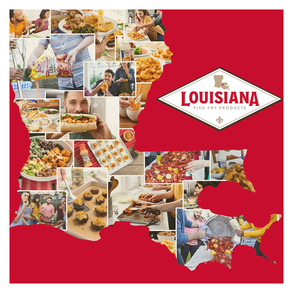 Louisiana Fish Fry Seasoned Shrimp Fry Seafood Batter Mix, 10 Oz