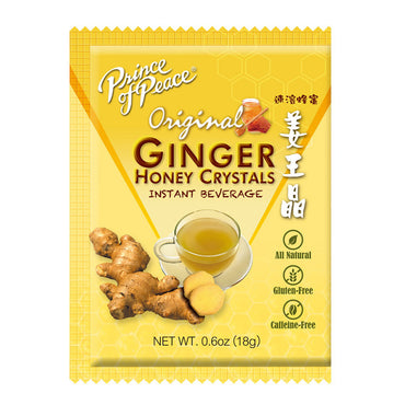 Prince Of Peace Instant Ginger Honey Crystals, 10 Bags