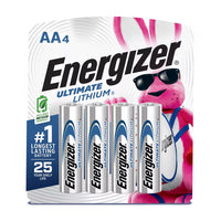 Energizer Ultimate Lithium Battery, AA, 1 Ea