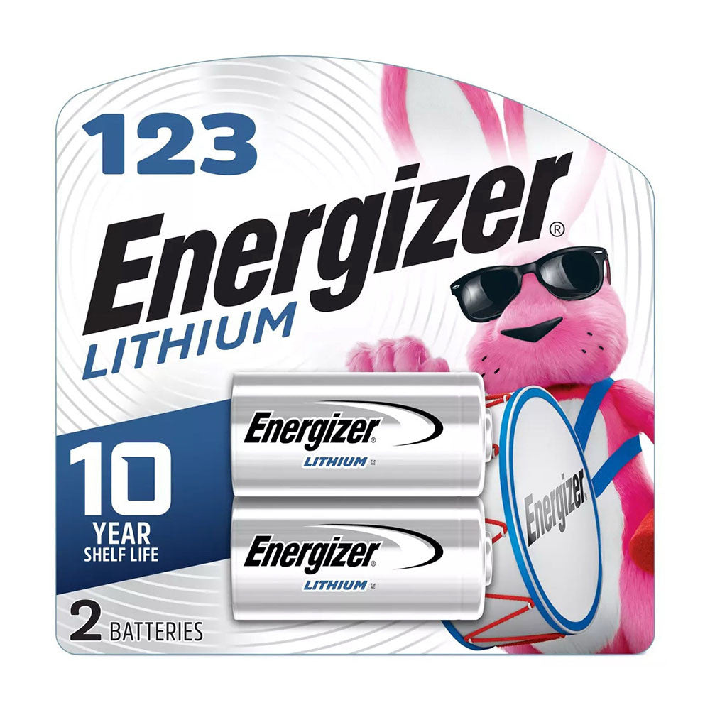 Energizer Ultimate Lithium 123 Photo Batteries, 2 Ea