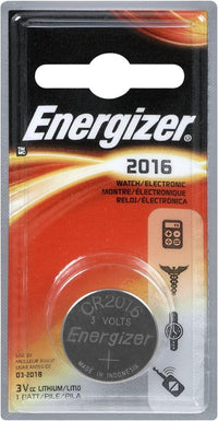 Eveready Energizer Watch Batteries Ecr2016Bp, 3 V, 6 Ea