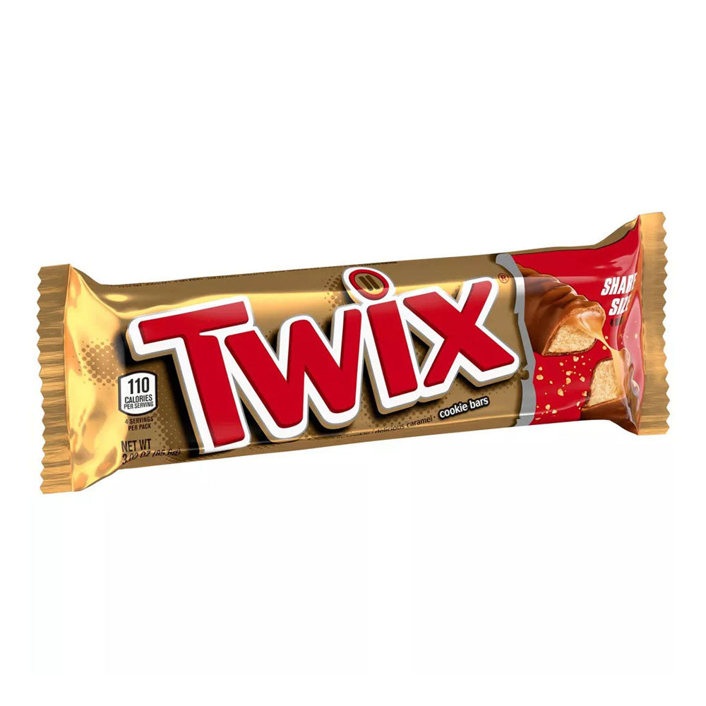 Twix Sharing Size Chocolate Candy Bars, 24 Ea