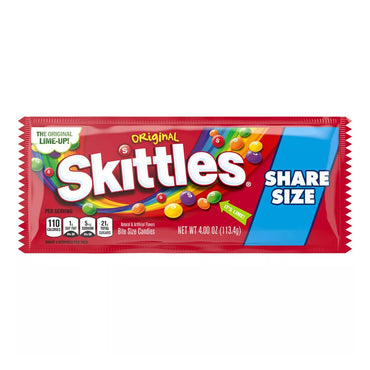 Skittles original Share Size Candy, 24 Ea, 6 Pack