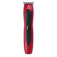 Andis VersaTrim Trimmer Li, Stainless Steel T-Blade, Cordless, Red, 1 Ea