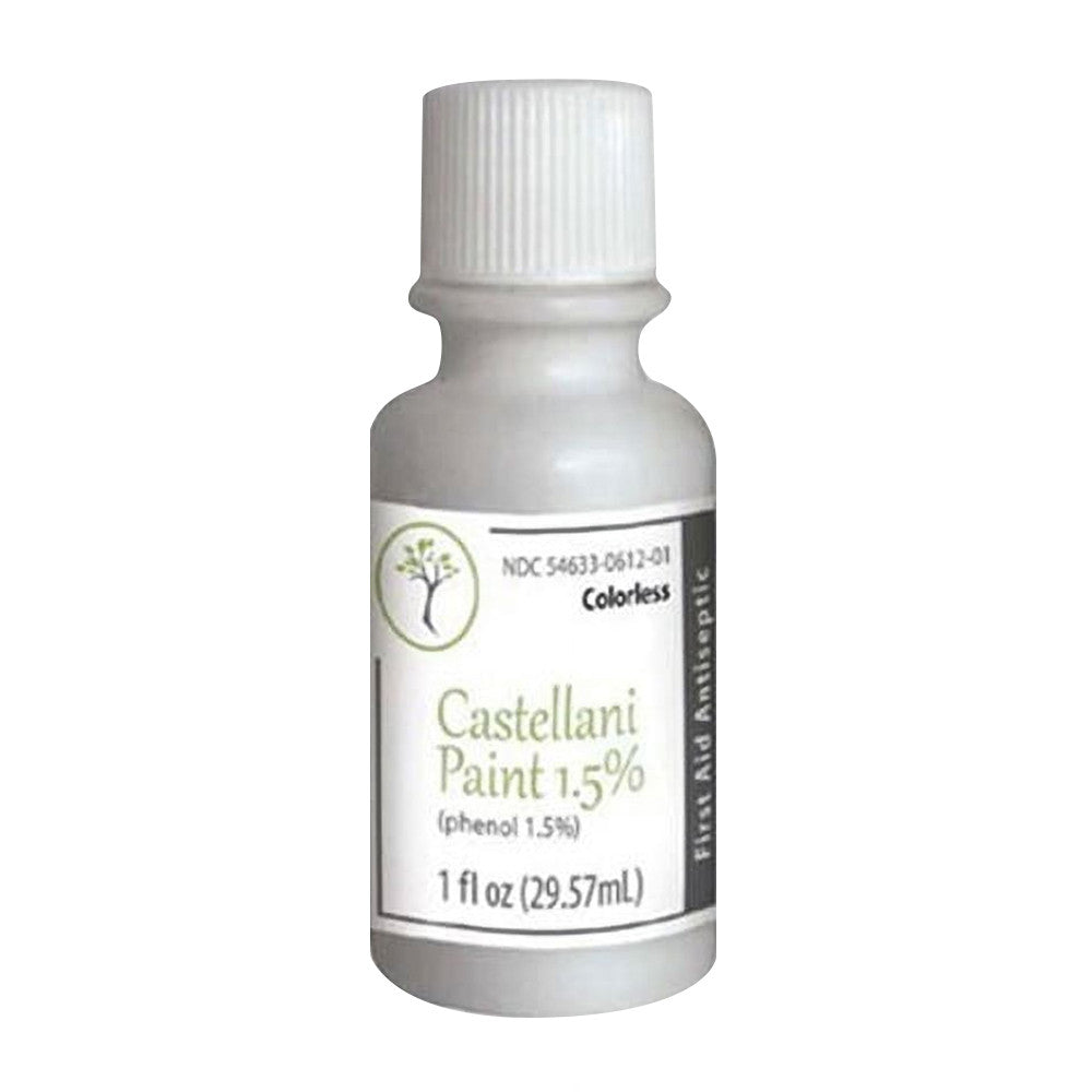 Castellani Paint Phenol 1.5% Colorless, Modified Antiseptic, 1 Oz