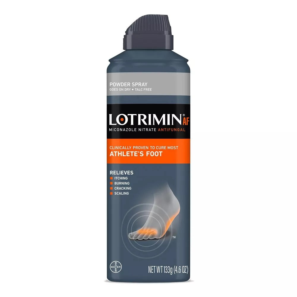 Lotrimin AF Aerosol Antifungal Powder Spray 4.6Oz (133g)