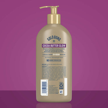 Gold Bond Ultimate Radiance Renewal Coconut Oil, Cocoa Butter and African Shea Hydrating Lotion, 14 oz
