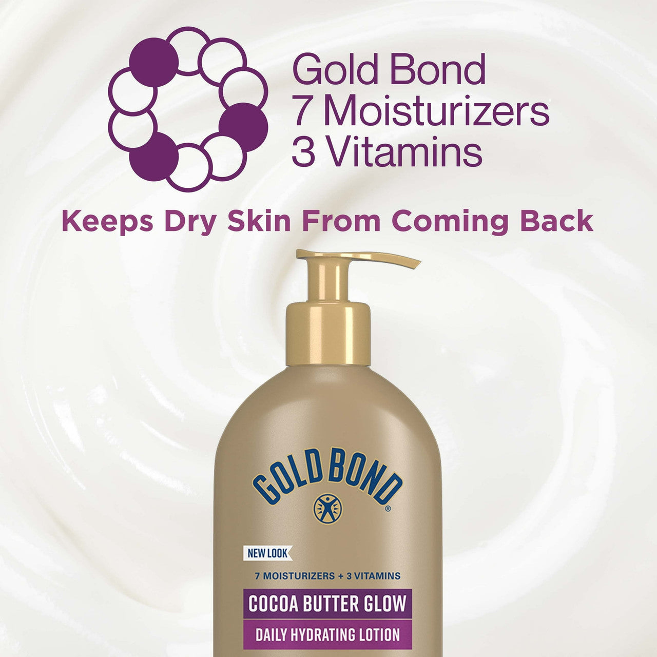 Gold Bond Ultimate Radiance Renewal Coconut Oil, Cocoa Butter and African Shea Hydrating Lotion, 14 oz