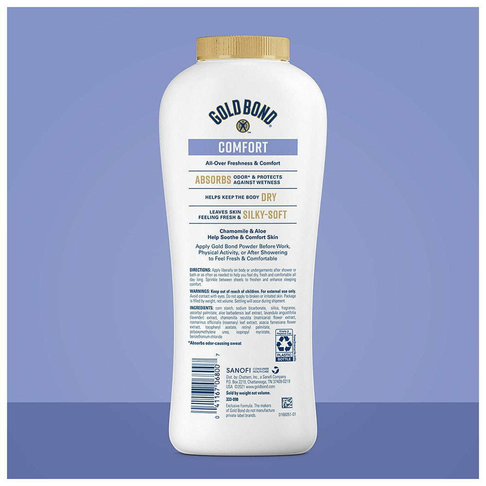 Gold Bond Ultimate Comfort Body Powder, Charmomile - 10 Oz
