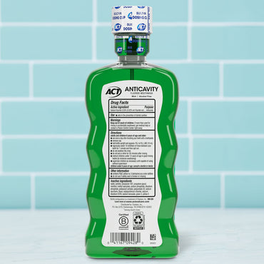 Johnson And Johnson Act Anticavity Fluoride Rinse Mint - 18 Oz
