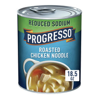 Progresso Reduced Sodium, Roasted Chicken Noodle Soup, 18.5 Oz