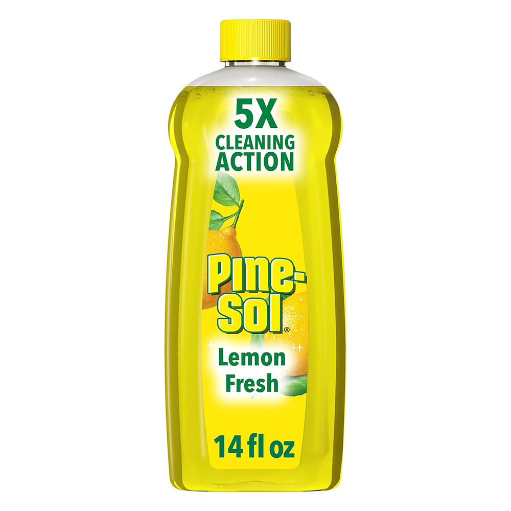 Pine Sol Multi Surface Cleaner Vibrant Lemon Fresh Scent 14Oz (414ml)