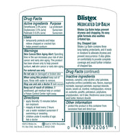 Blistex Medicated Lip Balm, Regular SPF 15, 1 Ea