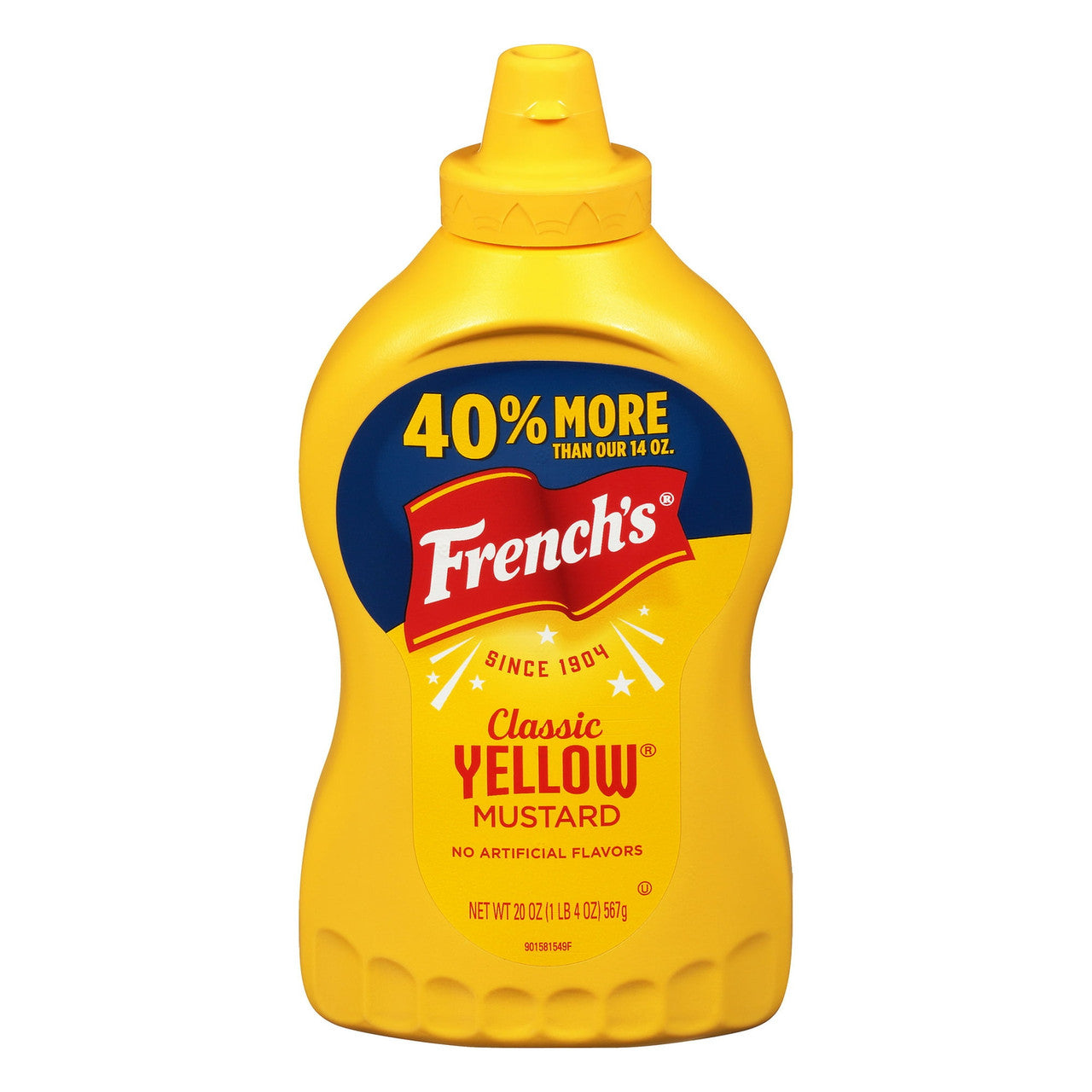 Frenchs Classic Yellow Mustard Squeeze Bottle, 20 Oz