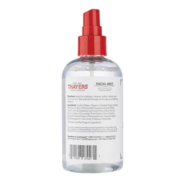 Thayers Natural Remedies Witch Hazel Toner Facial Mist, Cucumber, 8 Oz
