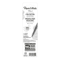 Paper Mate Flair Medium Point Felt Tip Pen, Black, 2/Pack