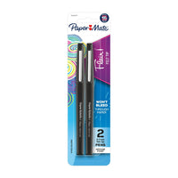 Paper Mate Flair Medium Point Felt Tip Pen, Black, 2/Pack