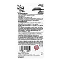 Maybelline Lash Sensational Waterproof Mascara, Very Black, 1 Ea