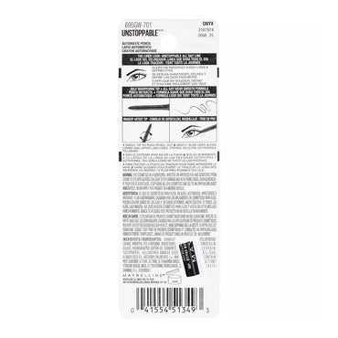 Maybelline Unstoppable Waterproof Black Eyeliner, Onyx, 1 Ea