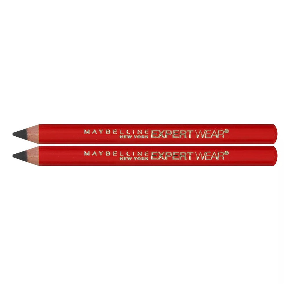 Maybelline Expert Eyes Twin Brow And Eye Pencils, Velvet Black101, 1 Pair