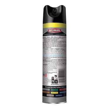 Weiman Stainless Steel Cleaner and Polish, 12 Oz