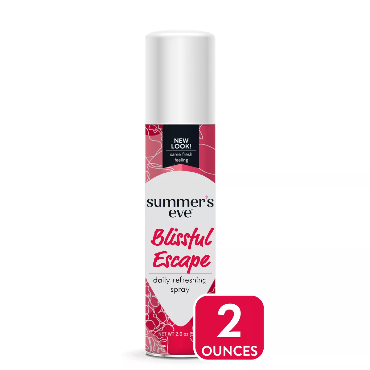 Summer's Eve Feminine Deodorant Freshening Spray, Blissful Escape, 2 Fl Oz