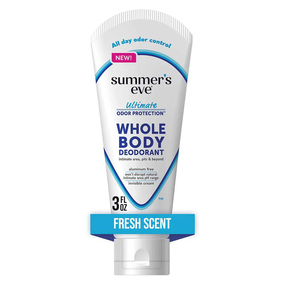 Summers Eve Fresh Scent Ultimate Odor Protection Whole Body Deodorant 3Oz (89ml)
