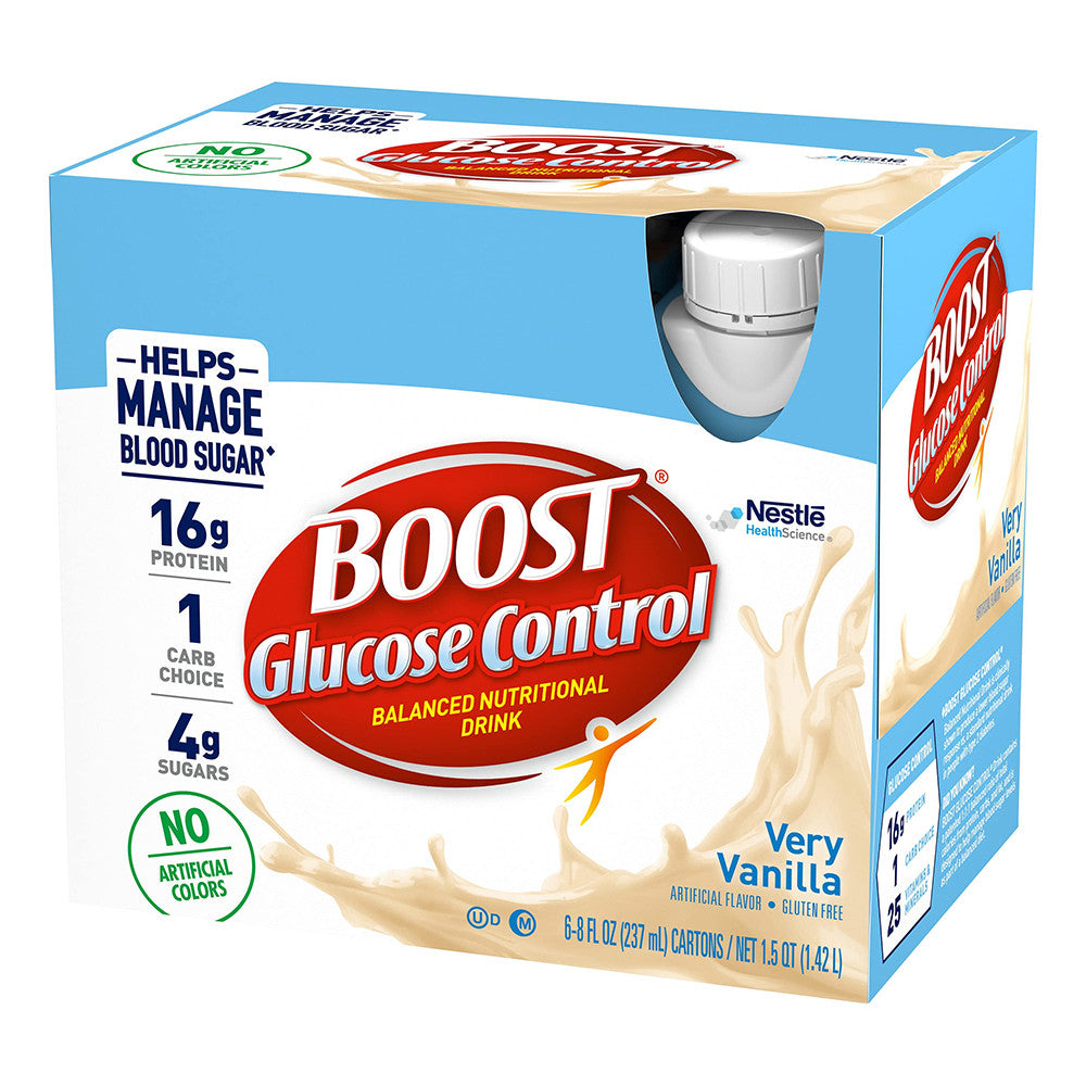 Boost Glucose Control Nutritional Drink, Vanilla, 6/237 Ml