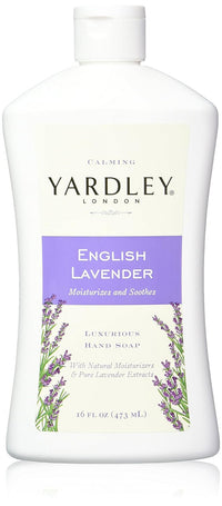 Yardley London Luxurious Liquid Hand Soap, Flowering English Lavender, 16 Oz