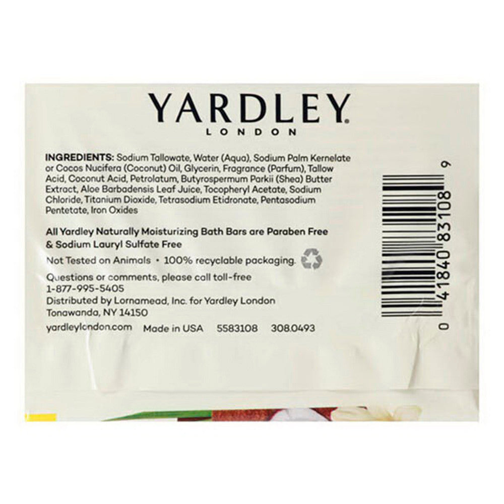 Yardley London Creamy Coconut Moisturizing Bath Bar Soap, 2 Ea