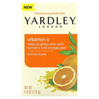 Yardley London Vitamin C Moisturizing Bath Bar Soap, 4 Oz
