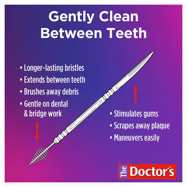 The Doctors Brush Picks To Remove Plaque And Food Particles - 120 Ea