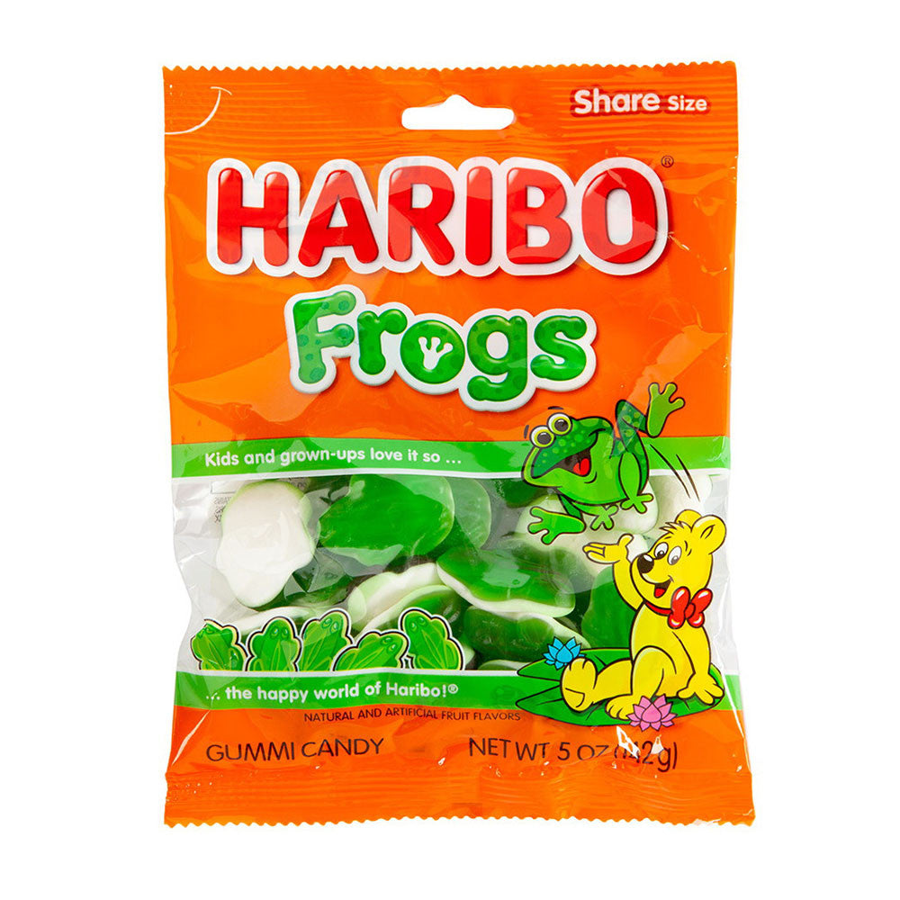 Haribo Frogs Gummi Candy, 5 Oz