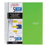 Mead Five Star 5 Subject College Ruled Notebook, 200 Sheets, 1 Ea