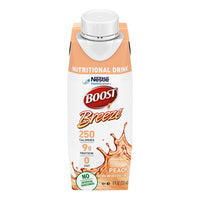 Nestle Boost Breeze Nutritional Drink, Peach Flavor, 24 Ea