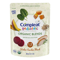 Compleat Pediatric Organic Blends whole Food, Chicken Garden Blend, 10.1 Oz