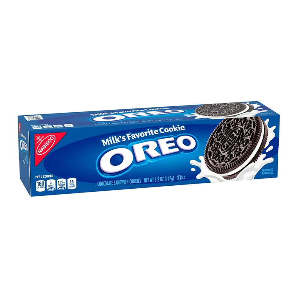 Oreo Chocolate Sandwich Cookies, 5.25 Oz, 12 Ea