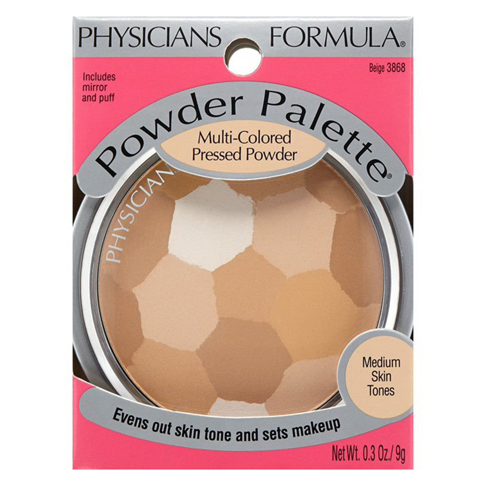 Physicians Formula Powder Palette Multi Colored Pressed Powder, Beige, 0.3 Oz