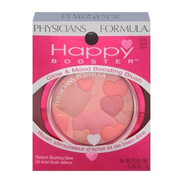 Physicians Formula Happy Booster Glow And Mood Boosting Blush, Natural, 0.24 Oz