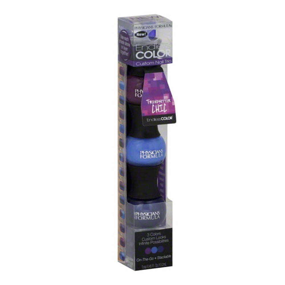Physicians Formula Endless Color Custom Nail Trio, Trendsetter Chic, 3 Ea